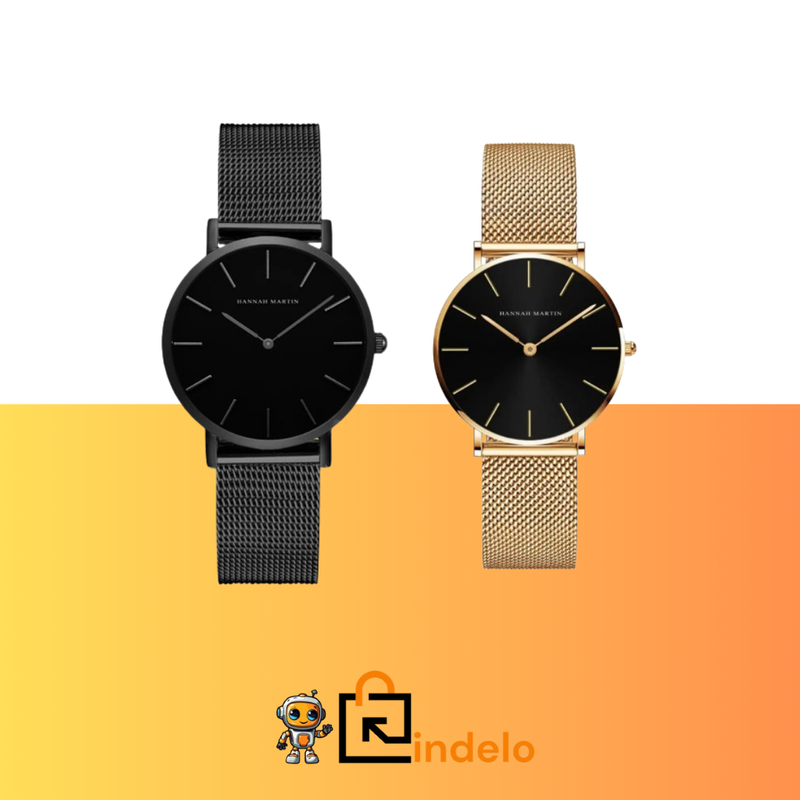 Relógio Feminino Pulseira em Aço Inoxidável