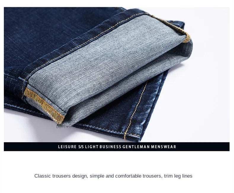 Calça Jeans Reta Clássica Masculina