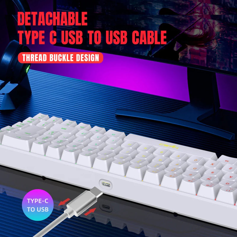 Teclado Gamer Portátil RGB V200