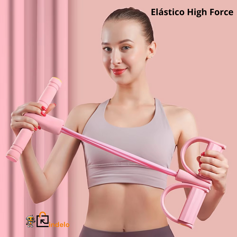 Elástico Extensor com Pedal High Force + Brinde Exclusivo